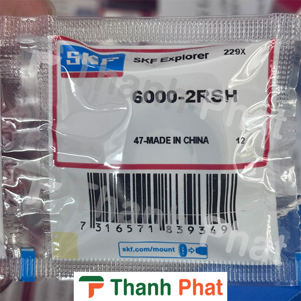Bạc đạn SKF 6000-2RSH