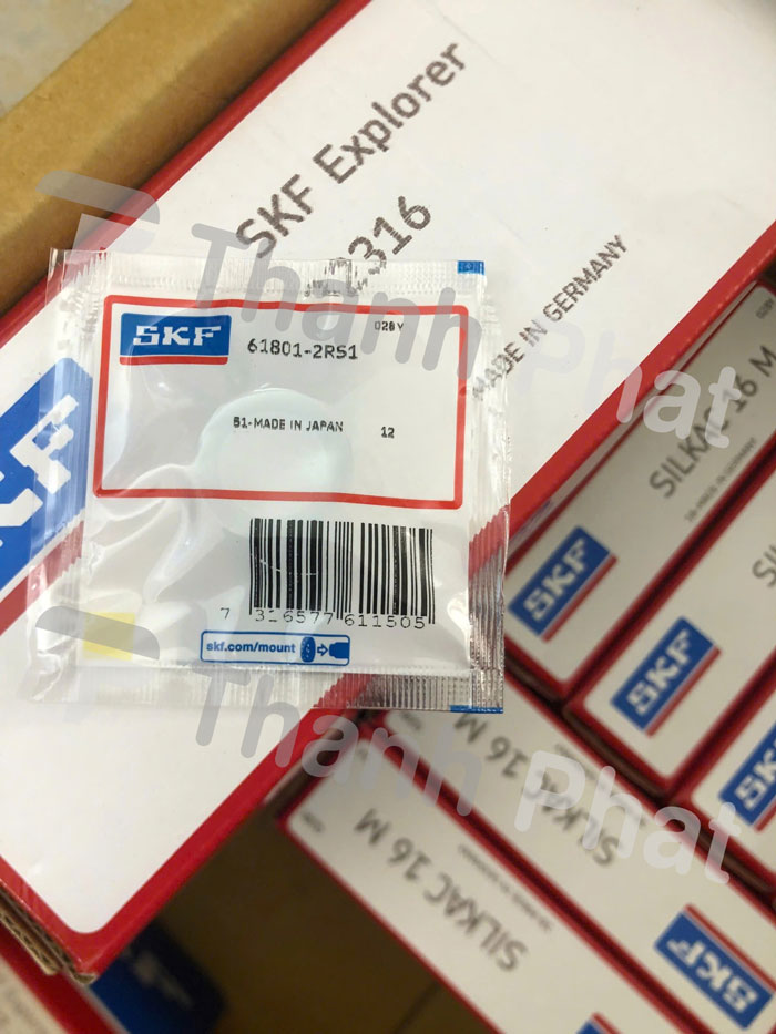 Vòng bi skf 61801-2rs1 chính hãng