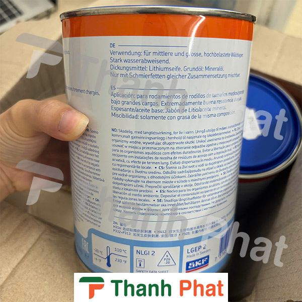 Mỡ bôi trơn SKF LGEP 2/1
