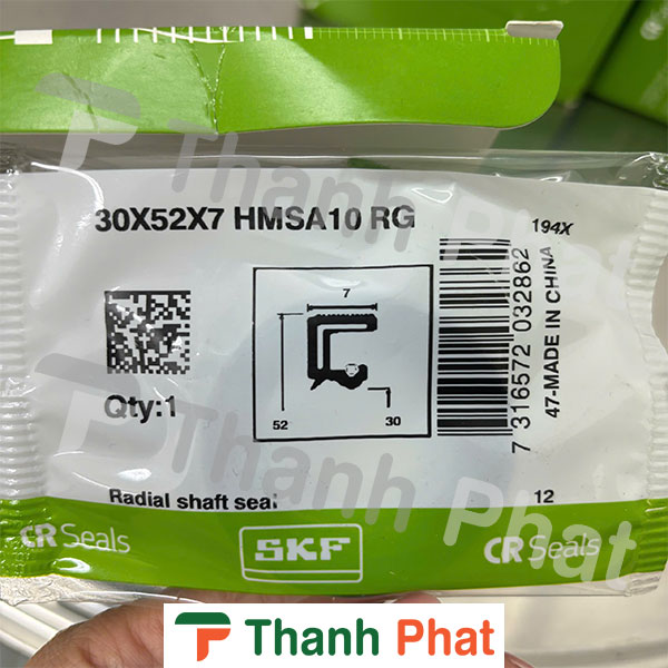 Skf 30x52x7 hmsa10 rg