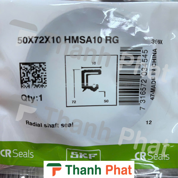 Skf 50x72x10 hmsa10 rg